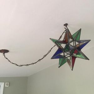 Meyda Tiffany Moravian Star Ceiling Light Fixture